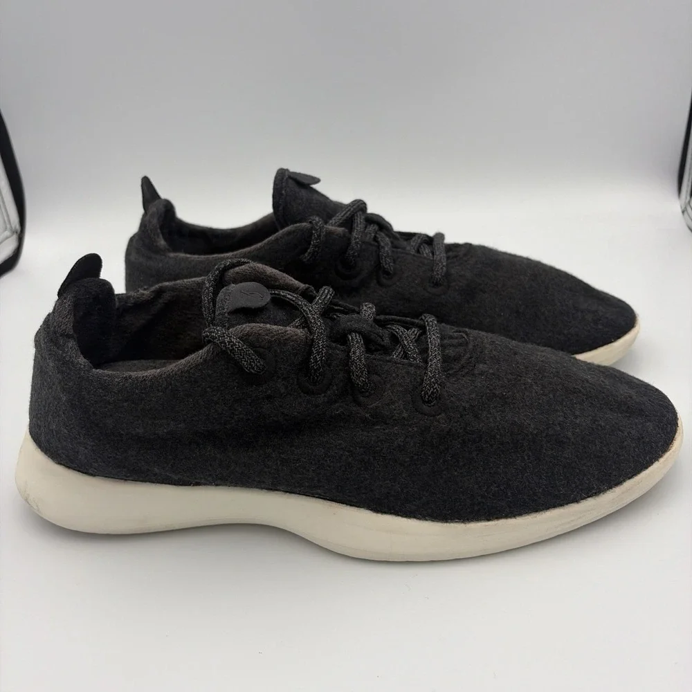 Allbirds Wool Runners Mens Size 11 Black Athletic Running Walking Shoes Sneakers